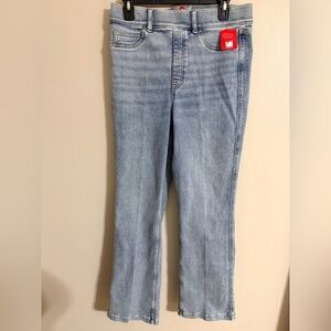NWT SPANX Kick Flare Jeans In Indigo Sky Size Large Tall